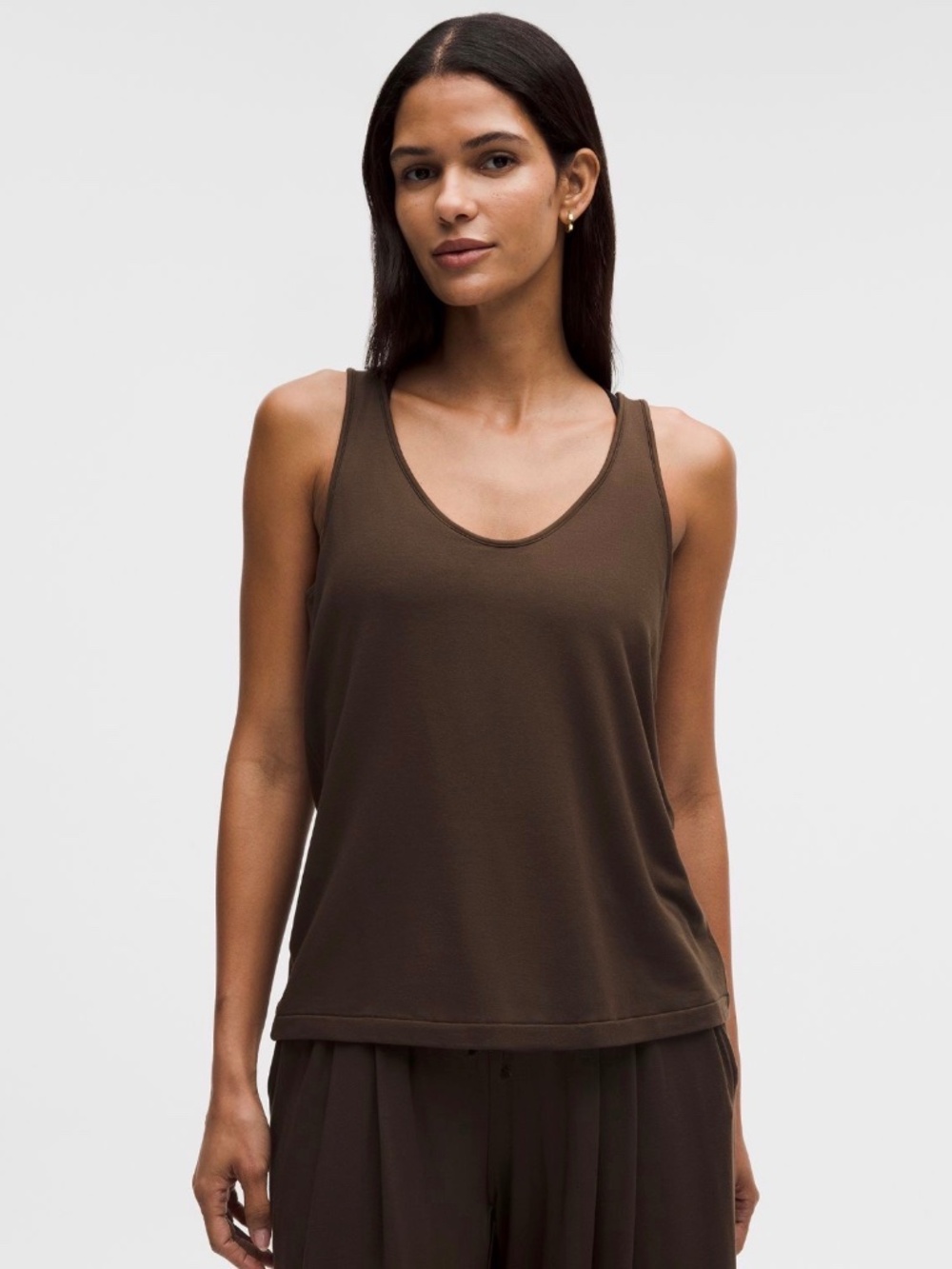 Becalm V Neck Tank Top | Size M